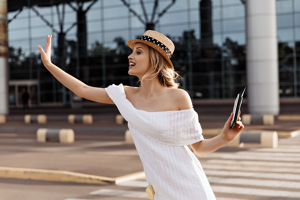 Working Model Hailing a Taxi